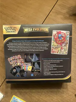 Pokemon TCG Mega Evolutions Elite Trainer Box Lucario Art - Image 3
