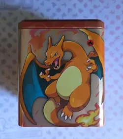 Collectible Pokemon TCG Charizard Stack 'em High Tin Only - No Cards - Image 1