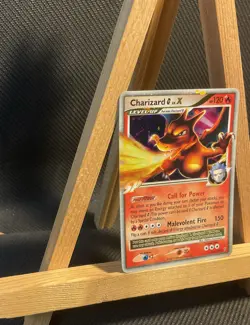 2009 Pokemon Supreme Victors Charizard [G] LV.X 143/147 Holo Rare NM - Image 2