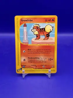 Pokemon Card - Growlithe Aquapolis 80/147 Common Non Holo LP-MP - Image 1