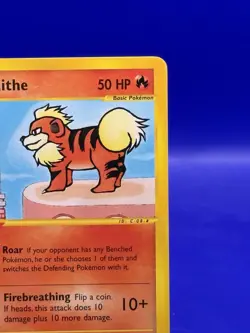 Pokemon Card - Growlithe Aquapolis 80/147 Common Non Holo LP-MP - Image 3