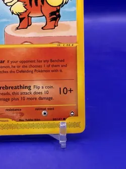 Pokemon Card - Growlithe Aquapolis 80/147 Common Non Holo LP-MP - Image 5