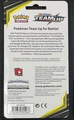 Pokemon Team Up Blister Pack - Factory Sealed - Pikachu SM162 Promo - Image 2