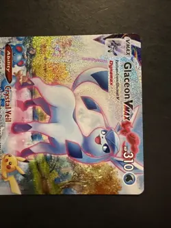 Glaceon VMAX (Alternate Art Secret) 209/203 SWSH07: Evolving Skies Holo Pokemon - Image 4