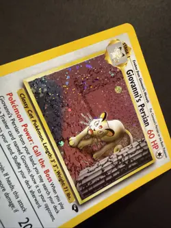 Giovanni's Persian 8/132 Gym Challenge Holo Pokemon - Image 3