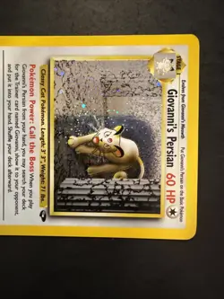 Giovanni's Persian 8/132 Gym Challenge Holo Pokemon - Image 4
