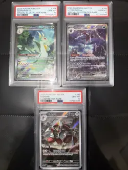 Pokemon PSA 10 Black Bolt & White Flare 3 Slab Lot All PSA 10 - English - Image 1