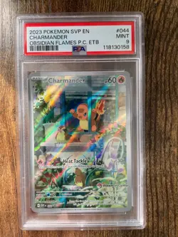 Charmander 044 Pokemon Center Exclusive 044 Scarlet & Violet Promo Mint PSA 9 - Image 1