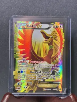 Pokemon Ho-Oh EX Ultra Rare Full Art Holo 180 HP 121/122 Breakpoint - Image 1
