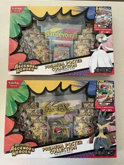 Pokemon TCG Mega Evolution Ascended Heroes Premium Poster Collection 2 Set - Image 1