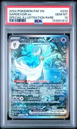 2024 Pokemon Paldean Fates Gardevoir ex #233/091 PSA 10 GEM MINT - Image 1