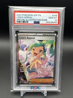 2024 Pokemon Surgeon Sparks Eng Lisia’s Appeal Special Illustration Rare PSA 10 - Image 1