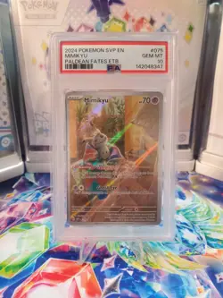PSA 10 - MINT - Mimikyu #075 2024 Pokemon Svp En-Sv Black Star Promo - Image 1