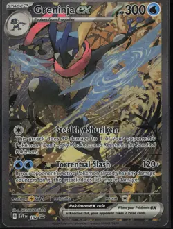 Greninja ex 132 Holo Promo Scarlet & Violet Promo Pokemon Near Mint - Image 1