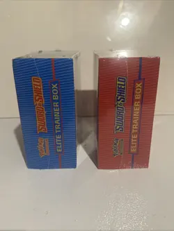 Pokemon TCG Sword and Shield Base 2 Elite Trainer Boxes ETB Art Set New Sealed 820650104459 - Image 5