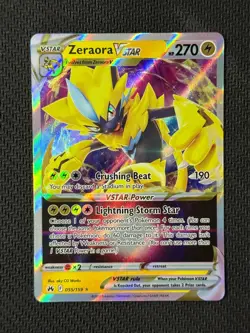Zeraora VSTAR 055/159 Crown Zenith Pokemon English Near Mint - Image 1