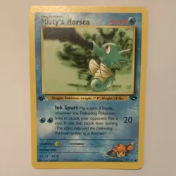 Pokemon 1st Edition Misty's Magikarp 88/132 Horsea 87/132 Lot of 2 NM Vintage - Image 2