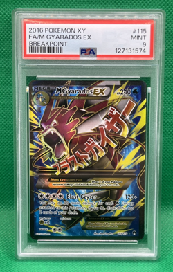 Pokemon TCG M Gyarados ex 115/122 Full Art XY Breakpoint PSA MINT ⭐ - Image 1
