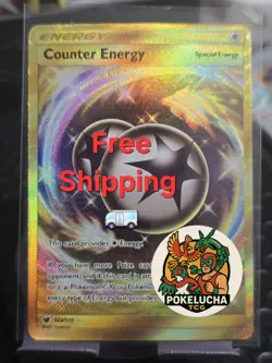 1x Counter Energy - 122/111 - Secret Rare Lightly Played Pokemon SM04 - Crimson - Image 1