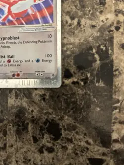 Pokemon Latias ex 93/97 EX Dragon Holo Rare Basic 90HP English TCG Tiny Crease - Image 4