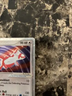 Pokemon Latias ex 93/97 EX Dragon Holo Rare Basic 90HP English TCG Tiny Crease - Image 5