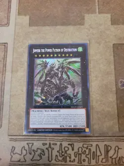 YUGIOH JUPITER THE POWER PATRON OF DESTRUCTION DOOD-ENSP1 SECRET LIMITED ED NM - Image 1