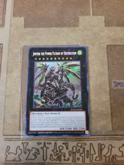 YUGIOH JUPITER THE POWER PATRON OF DESTRUCTION DOOD-ENSP1 SECRET LIMITED ED NM - Image 2