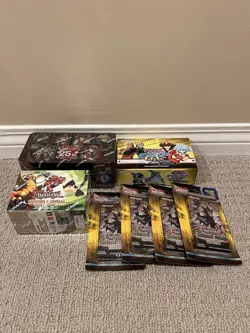 Lot Of YuGiOh Sealed Items: Boosters, Decks, Tin. (lot #5) - Image 1