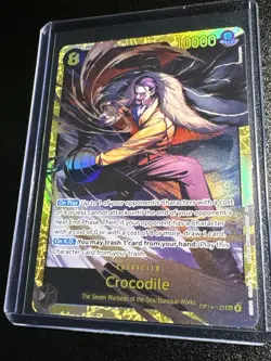 One Piece TCG The Azure Sea’s Seven Crocodile SEC OP14-120 - Image 1