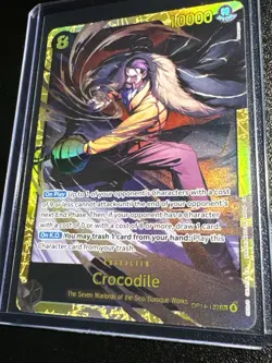 One Piece TCG The Azure Sea’s Seven Crocodile SEC OP14-120 - Image 2