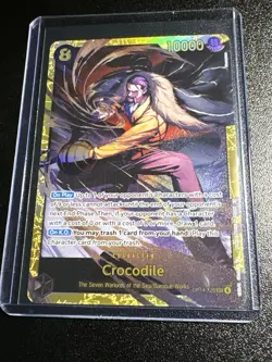 One Piece TCG The Azure Sea’s Seven Crocodile SEC OP14-120 - Image 3