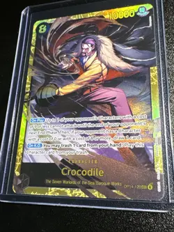 One Piece TCG The Azure Sea’s Seven Crocodile SEC OP14-120 - Image 4