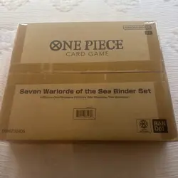 One Piece TCG: Bandai Seven Warlords of the Sea Binder Set (English) - SEALED! - Image 1