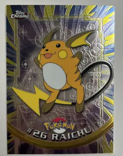 Raichu #26 2000 Topps Chrome Series 1 Pokemon Card - Image 1