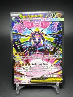 Mega Zygarde EX 120/088 SIR Pokemon TCG Card Perfect Order Fresh Pull - Image 1