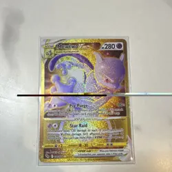 Pokemon Mewtwo VSTAR Secret Rare 086/078 Pokemon GO Full Art Holo TCG Card - Image 4
