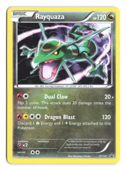 Rayquaza - XY141 - Cosmos Holo - Black Star Promo - Pokemon Card B - Image 1