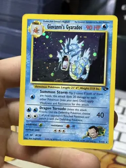 #3 Giovanni's Gyarados 5/132 Gym Challenge 2000 Holo Rare WOTC Pokemon Card TCG - Image 3