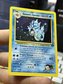 #3 Giovanni's Gyarados 5/132 Gym Challenge 2000 Holo Rare WOTC Pokemon Card TCG - Image 4
