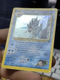 #3 Giovanni's Gyarados 5/132 Gym Challenge 2000 Holo Rare WOTC Pokemon Card TCG - Image 5