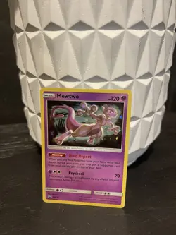 Mewtwo - SM214 - Black Star Holo Rare Promo TCG - Pokemon Card - NM - Image 1