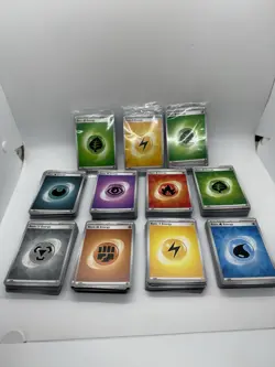 Pokemon TCG - Accessories LOT (Card Sleeves, Dice, Coins, Energy Packs, etc) - Image 4