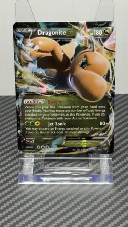 Pokemon Dragonite EX Holo Ultra Rare XY - Furious Fists 74/111 180 HP Card - Image 1