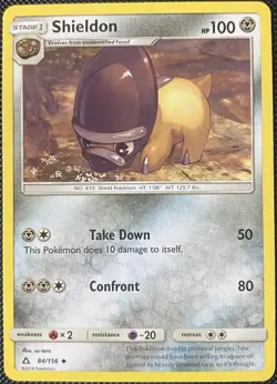 Shieldon 84/156 Sm-Ultra Prism Regular - Pokemon Card - Image 1