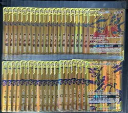 Pokemon GX JUMBO Card Oversize Lot Of 40 Total NM Gold Black Star Promo - Image 1