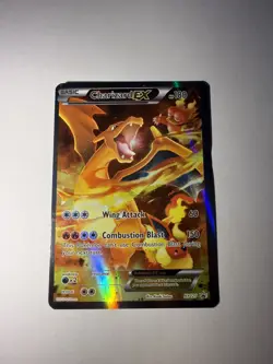 Charizard EX XY121 Promo Pokemon Card TCG - DAMAGED - Image 1