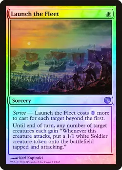Launch the Fleet FOIL Journey into Nyx NM White Rare MAGIC MTG CARD ABUGames - Image 1