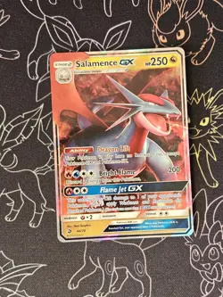 Salamence GX 44/70 Dragon Majesty Holo Card NM-Mint Condition - Image 1