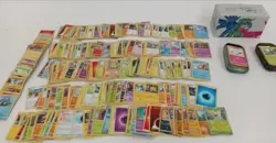 Pokemon Trading Card Bundle Job Lot TCG Collectable With Storage Box & Tins - Image 1