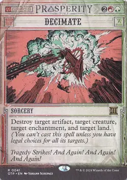 Decimate Outlaws of Thunder Junction: Breaking News Regular - Image 1